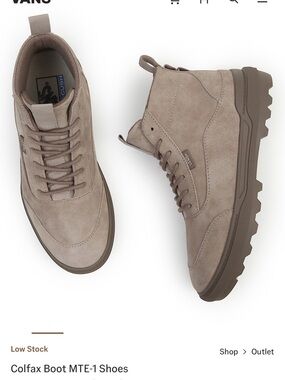 Vans Colfax MTE-1 Men's Taupe Suede Chukka Boots